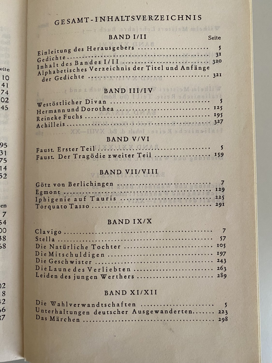 ゲーテ選集 Goethes Werke in zwoelf Baenden Goethes Werke Standard- Klassiker- Ausgabe in zwölf